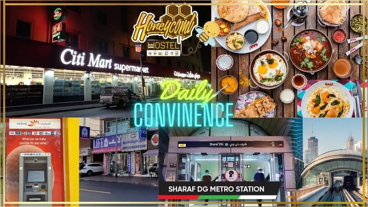 Honeycomb Capsule Hostel Near Burjuman And Sharaf Dg Metro Dubai